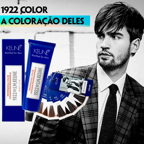 Tinta Keune 1922 Color Man 7 Louro Médio 60ml - Image 4