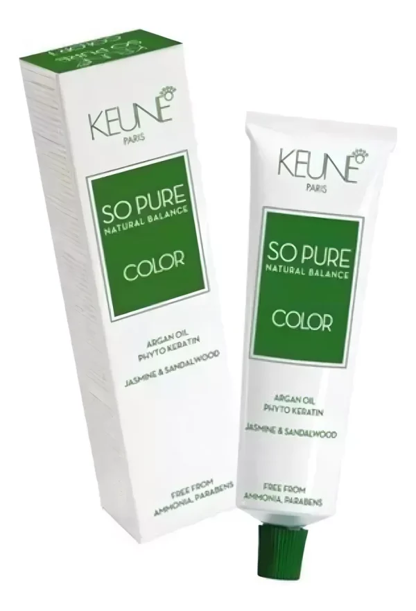 Keune So Pure 60ml - Louro Médio Permanente Sem amônia