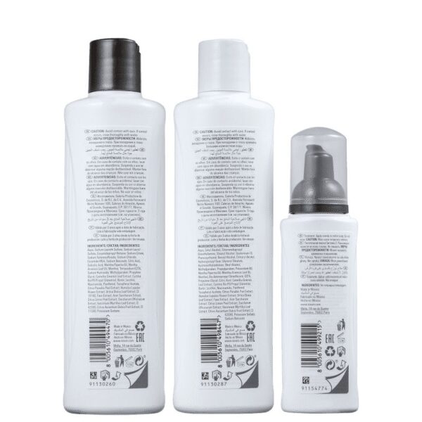 Nioxin System 2 KIT 3 em 1 Shampoo 300ml + Condicionador 300ml + Scalp 100ml - Imagem 2