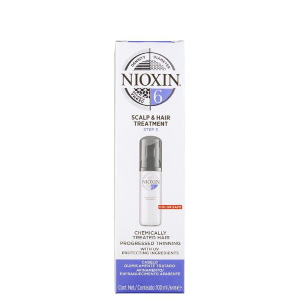 Nioxin System 6 Hair Treatment Tônico/Loção Capilar 100ml - Imagem 3
