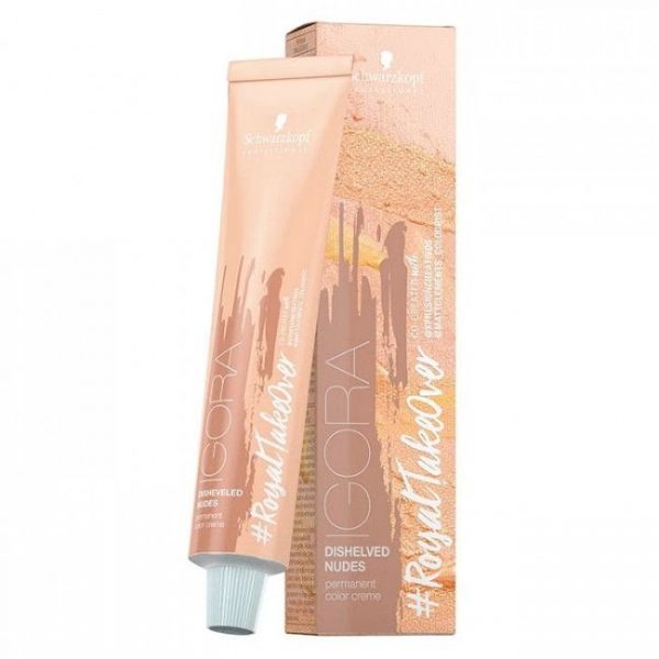 Schwarzkopf Professional Igora Royal TakeOver Disheveled Nudes 9-481 Louro Extra Claro Bege Vermelho Cinza 60g