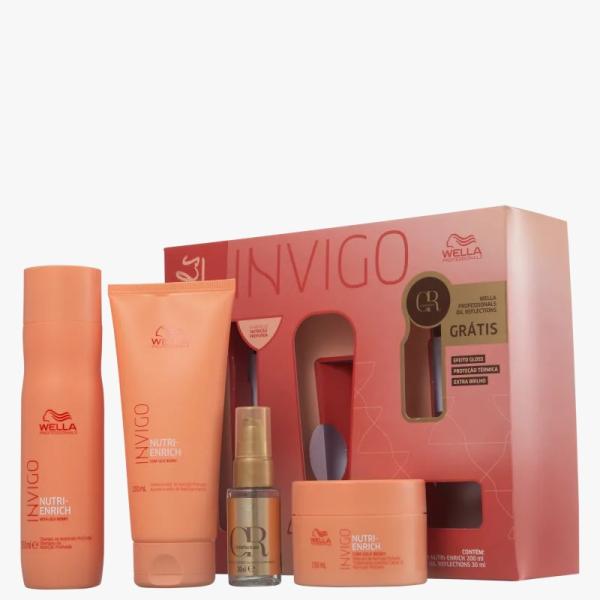 Kit Wella Professional Nutri Enrich (Gratis Oil Reflections 30ml)