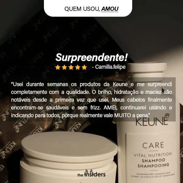 Kit Keune Vital Nutrition Shampoo 300ml + Máscara 200ml - Image 4