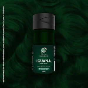 Kamaleão Color Máscara Pigmentante Iguana (Verde Escuro) 150ml