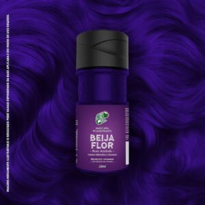 Kamaleão Color Máscara Pigmentante Beija Flor (Roxo Azulado) 150ml