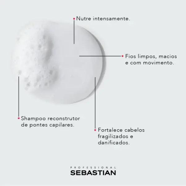 Sebastian Professional No Breaker - Shampoo 250ml - Imagem 3