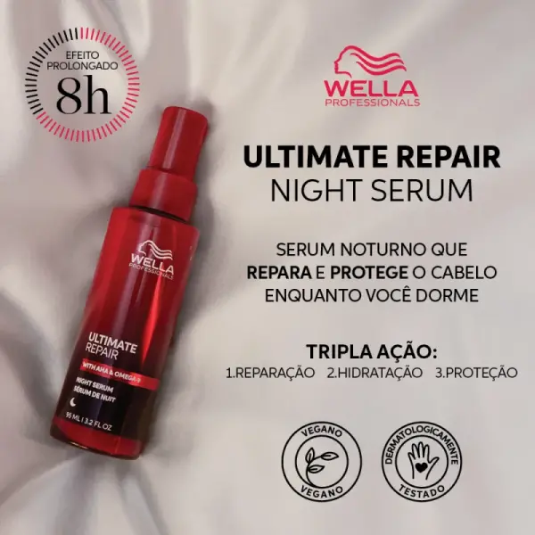 Wella Professionals Ultimate Repair Night Serum - Sérum Capilar Noturno 95ml - Imagem 2
