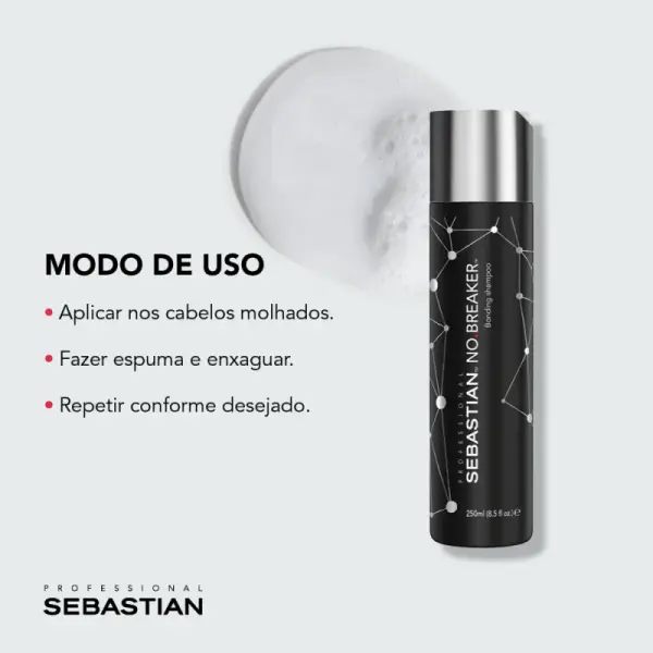 Sebastian Professional No Breaker - Shampoo 250ml - Imagem 2